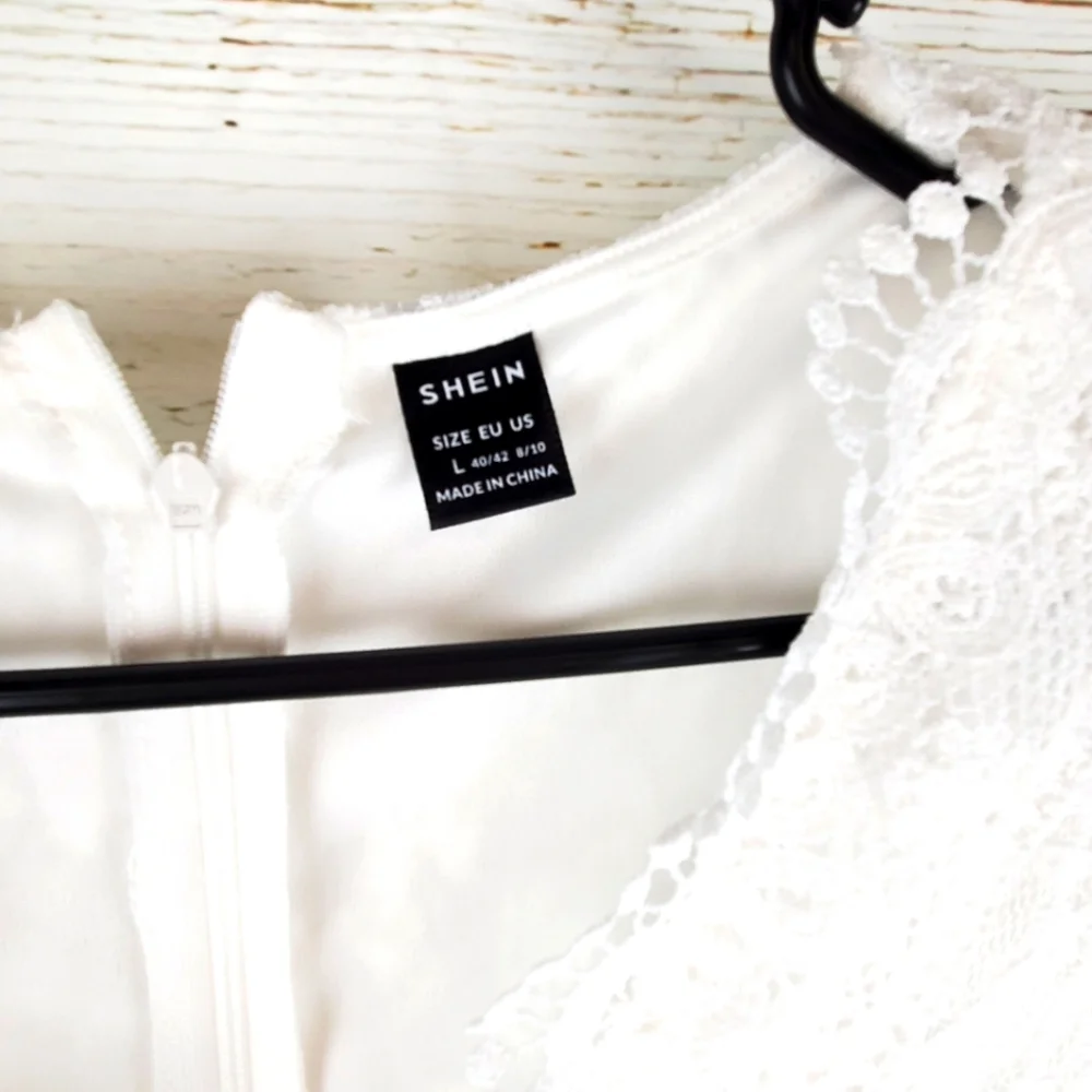 Shein Lace A Line Dress - Picture 3 of 7